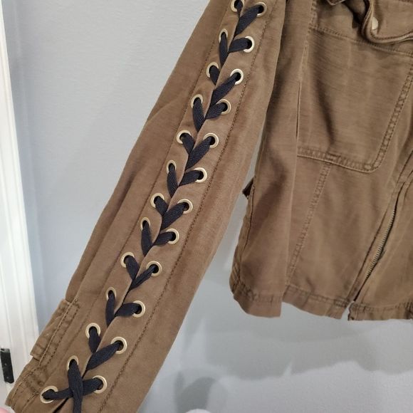 NWT Free People lace up jacket - Picture 4 of 8
